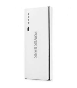 20000mAh Smart Portable Power Bank 2 USB Output Interface LED Indication Light LED Flashlight