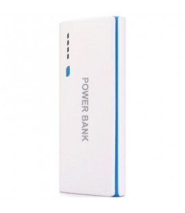 20000mAh Smart Portable Power Bank 2 USB Output Interface LED Indication Light LED Flashlight